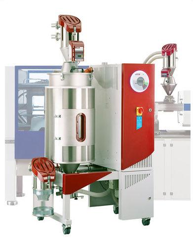 dry air dryer / cleaning / for plastic pellets / compact