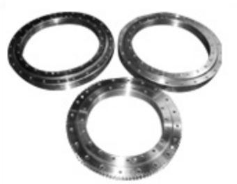 external-toothed slewing ring / without teeth / roller / three-row