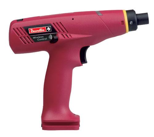 cordless electric screwdriver / battery-operated / with wireless data transmission / pistol model