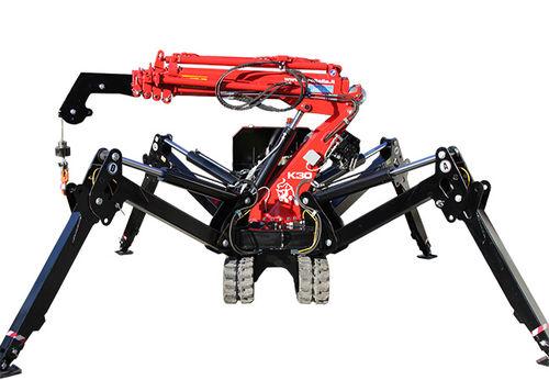 crawler mini crane / telescopic / radio-controlled / lifting