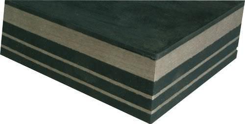 anti-vibration panel / multilayer / composite / steel