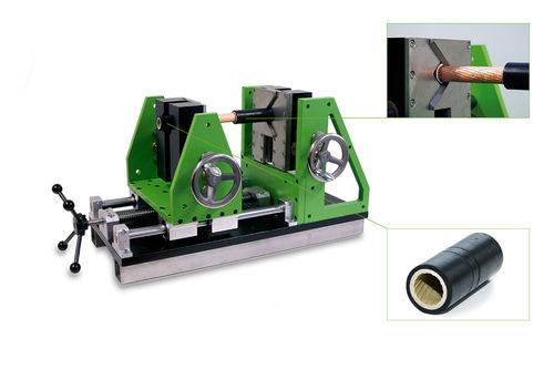 cable stripping machine / manual / rugged / bench-top