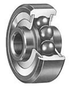 ball bearing / single-row / radial / stainless steel