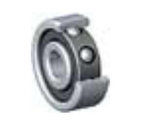 ball bearing / angular-contact / stainless steel / chrome steel