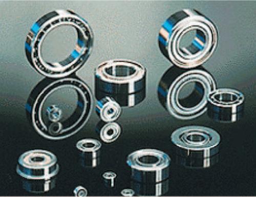 ball bearing / thin-section / radial / stainless steel