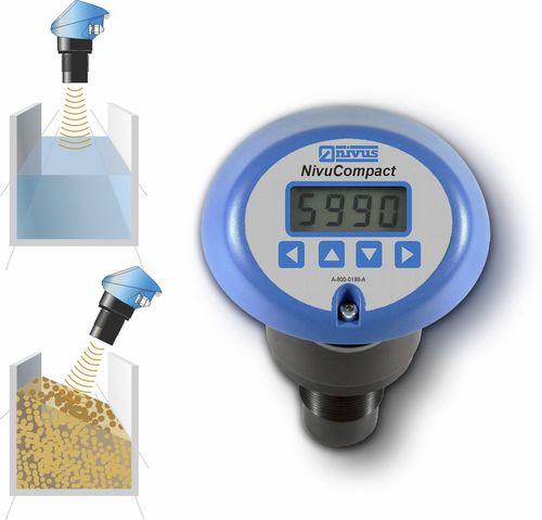 ultrasonic level sensor / for liquids / for harsh environments