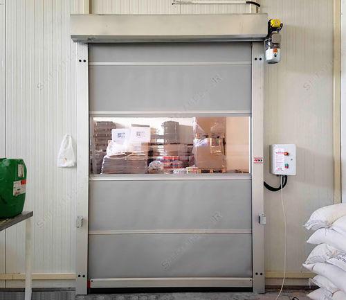 roll-up doors / indoor / fabric / high-speed
