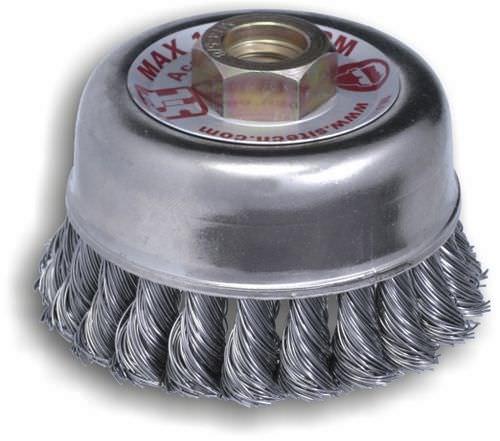 cup brush / cleaning / deburring / for grinding processes