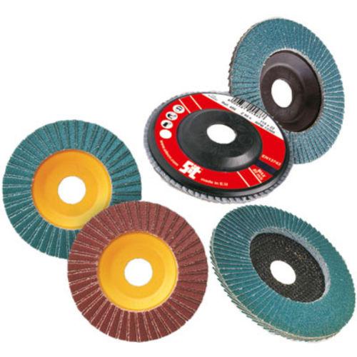 zirconium-coated flap disc / finishing