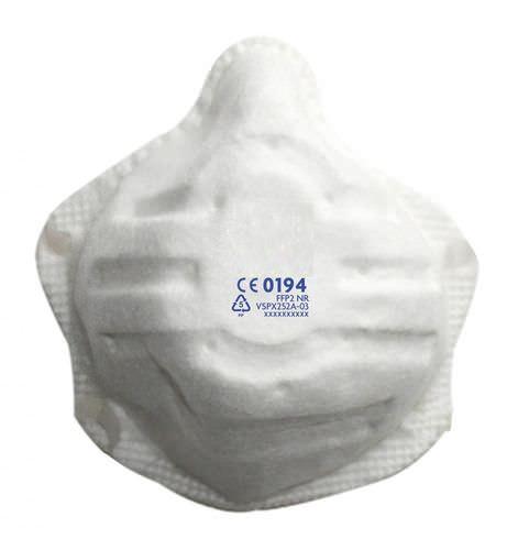 filtering mask / disposable / particulate / for sandblasting