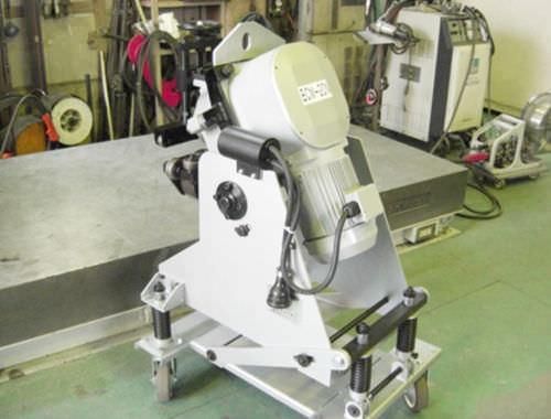 electric chamfering machine / sheet metal / with automatic feeder