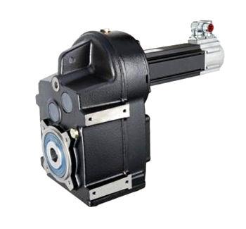 helical servo-gearbox / perpendicular / for shafts