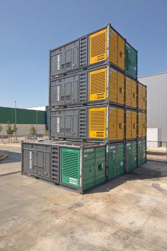 three-phase generator set / diesel / containerized / 50 Hz