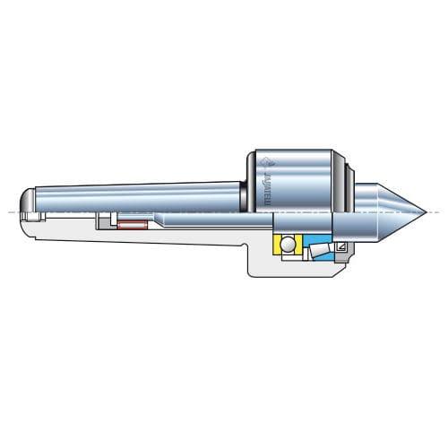 rotating lathe center / high-precision / for lathes