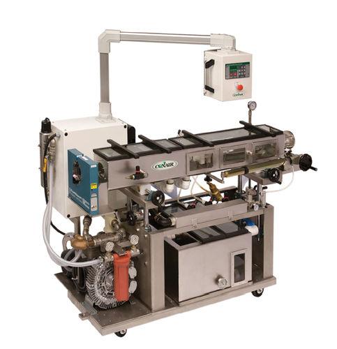 extrusion calibration tank / for profiles / vacuum / for pipes