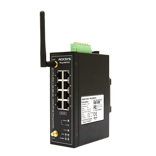 PoE network switch / managed / industrial / 8 ports