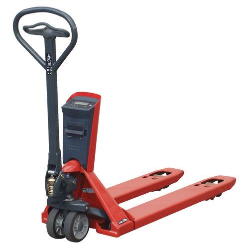 hand pallet truck / with printer / scale / transport