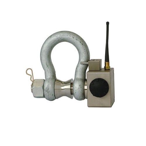 stainless steel lifting shackle / with charging cell