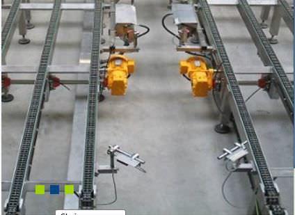 chain conveyor / for bottle packs / horizontal / transport