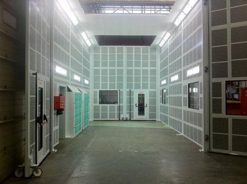 enclosed paint booth / filter