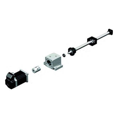 rolled ball screw / steel / high-precision / high-rigidity