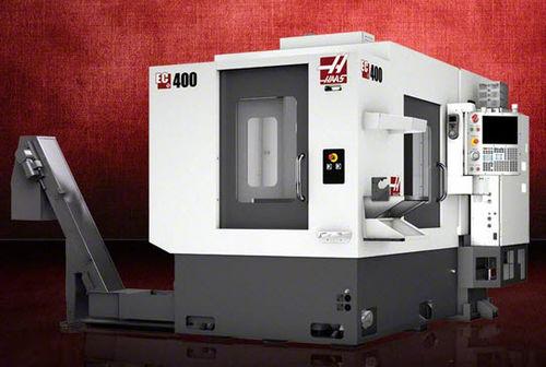 CNC machining center / 4-axis / horizontal / with integrated pallet changer