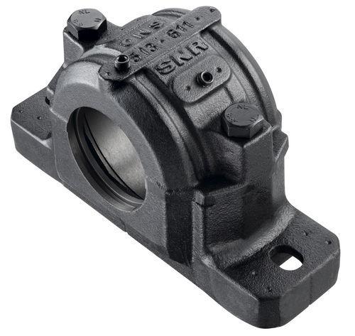 flange bearing unit / spherical roller / metal / split