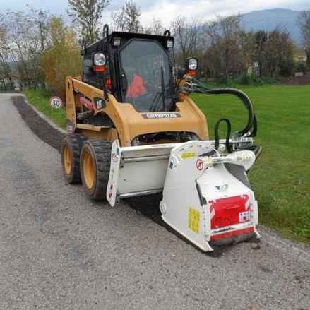 skid steer loader cold planer / for asphalt