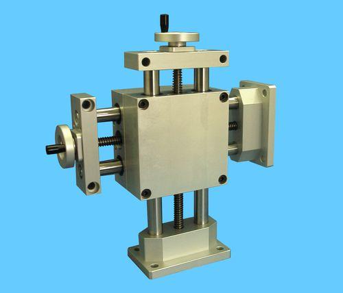 XY positioning table / manual / 2-axis / with position indicator