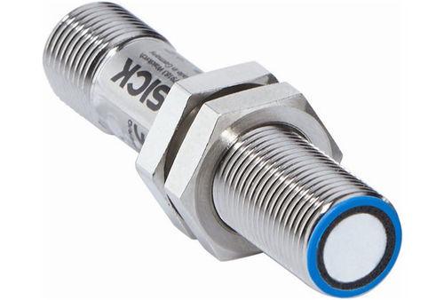 ultrasonic distance sensor / small / cylindrical / rugged