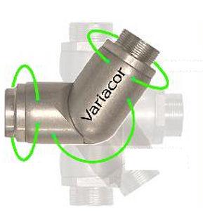 pneumatic rotary union / large-diameter / swiveling