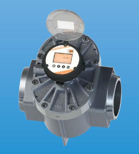 oval wheel flow meter / for high-viscosity liquids / stainless steel / aluminum