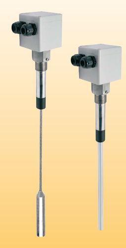 capacitive level sensor / for solids / bulk solids / for tanks