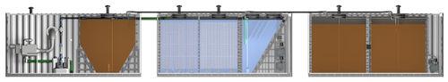 wastewater treatment plant / UV / biological / industrial