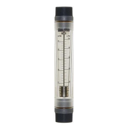 variable-area flow meter / plastic tube / for liquids