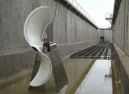 horizontal flow accelerator / for wastewater treatment