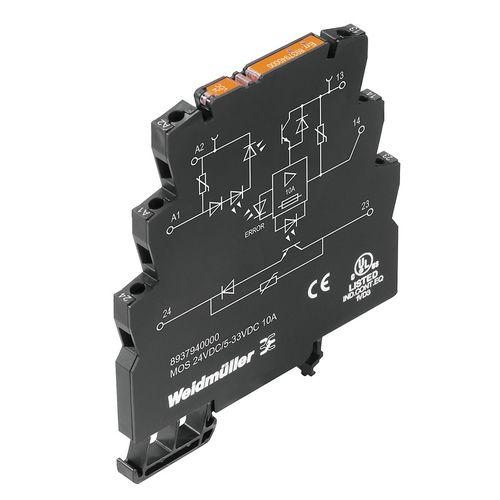 DIN rail solid state relay / slim / plug-in
