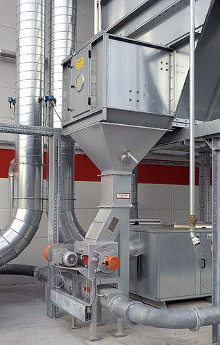 medium-pressure pneumatic conveying system / for bulk products