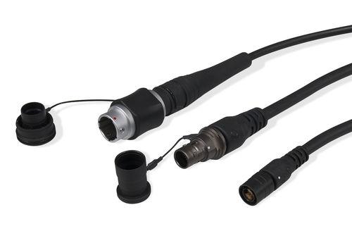 fiber optic cable harness / coaxial