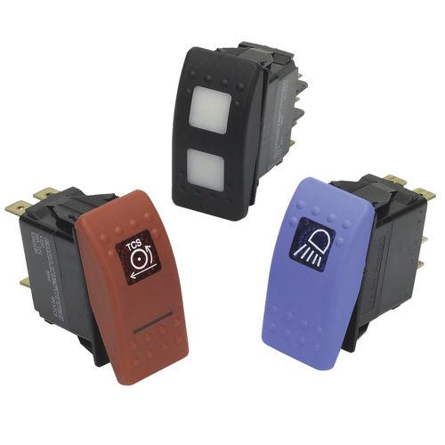 rocker switch / single-pole / bipolar / IP66