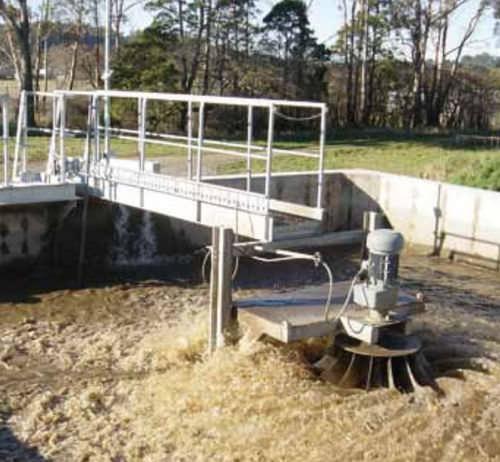 surface aerator / for wastewater treatment / floating