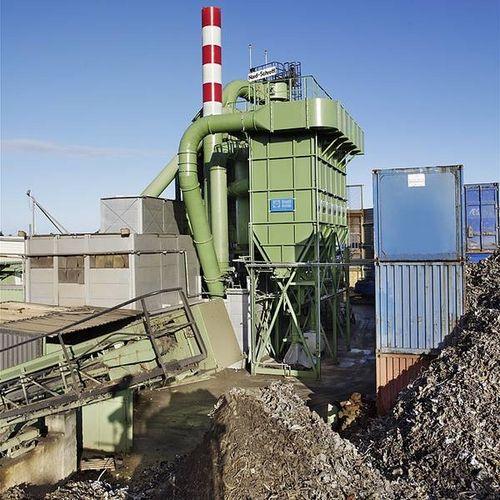 bag dust collector / pulse-jet backflow / modular / industrial