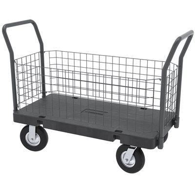 platform cart / wire mesh platform / multipurpose / metal