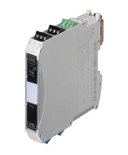 DIN rail mount temperature transmitter / analog / galvanically-isolated / intrinsically safe