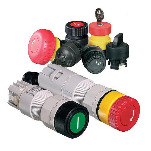 mushroom push-button switch / single-pole / explosion-proof / control