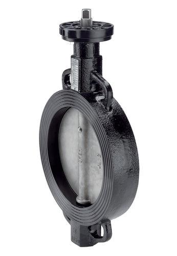 butterfly valve / manual / wafer / cast iron