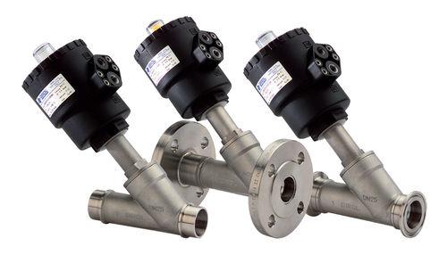 steam valve / for air / for water / angle seat