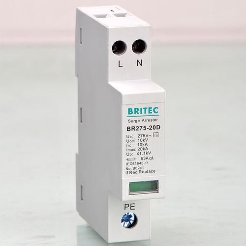 type 3 surge arrester / DIN rail / single-phase