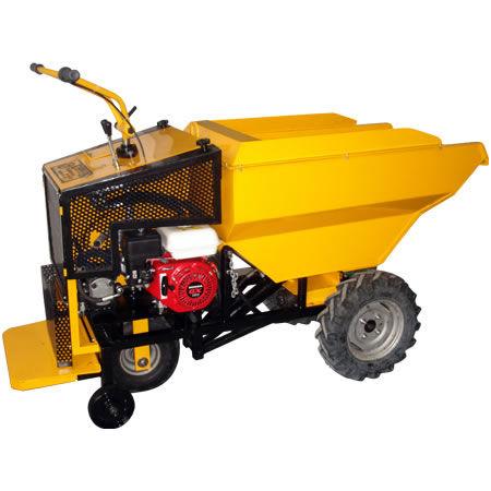 mini dumper with lifting skip / rubber-tired / diesel