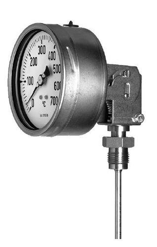 dial thermometer / gas / screw-in / industrial